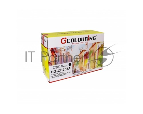 Картридж Colouring CG-CE255A/724 чёрный (6000 стр.) для принтеров HP LJ P3010/3015d/3015dn/3015n/3015x/3016/MFP M525/Canon LBP6750dn/6780x