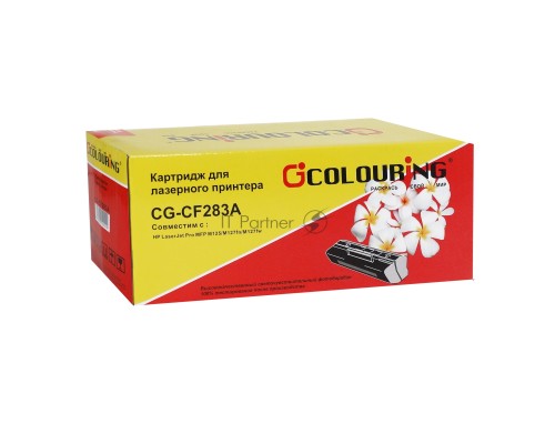 Картридж Colouring CG-CF283A чёрный (1500 стр.) для HP LaserJet Pro MFP M125/M127fn/M127fw/M225dn
