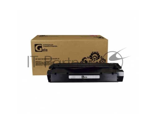 Картридж GalaPrint GP-Q2613A/Q2624A/C7115A чёрный (2500 стр) для HP LJ 1000/1005/1200/1300/1150/1150n/1300/1300n/1300xi/3300/3310/3320/3330/3380 Canon LBP-1210