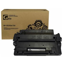 Картридж GalaPrint GP-CE255A/724 чёрный (6000 стр.) для HP LJ P3010/3015d/3015dn/3015n/3015x/3016/MFP M525/Canon LBP6750dn/6780x
