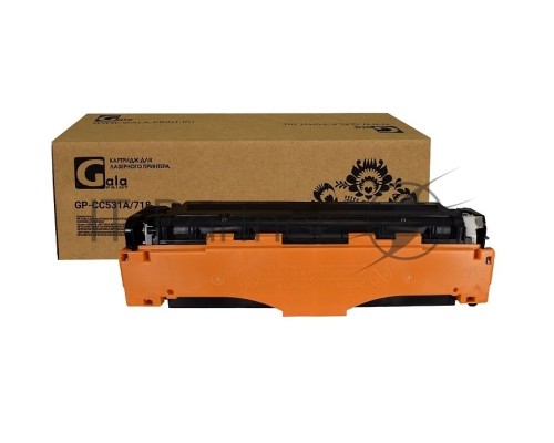 Картридж GalaPrint GP-CC531A/718 голубой (2800 стр) для HP CLJ CP2025n/CP2025dn/CP2025x/CM2320n/CM2320nf/CM2320fxi/Canon LBP-7200C/7210CDN/MF8350CDN