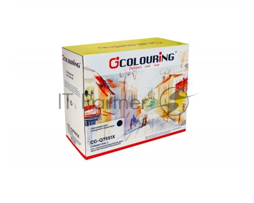 Картридж Colouring CG-Q7551X чёрный (13000 стр.) для HP LJ P3005/3005D/3005N/3005DN/3005X/M3027/MFP M3035MFP/M3035XS MFP