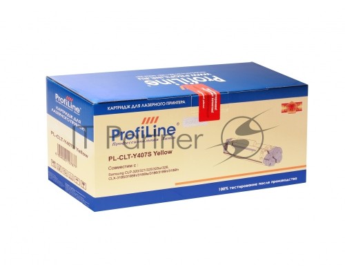 Картридж PL-CLT-Y407S для принтеров Samsung CLP-320/325/CLX-3180/3185 Yellow 1000 копий ProfiLine