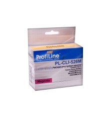 Картридж PL-CLI-526M с чипом для принтеров Canon Pixma IP4850/MG5150/MG5250/MG6150/MG8150 Magenta водн ProfiLine