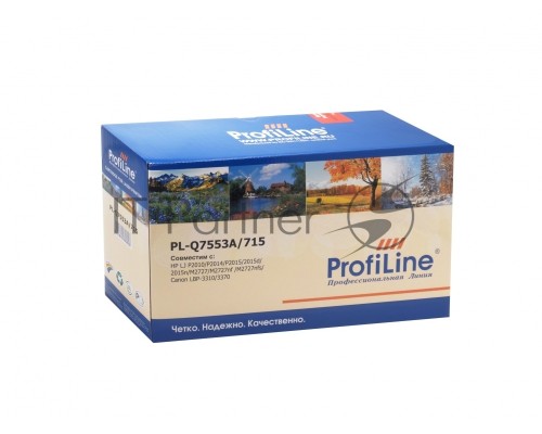 Картридж PL-Q7553A/715 для принтеров HP LJ P2010/P2014/P2015/2015d/2015n/M2727/M2727nf /M2727nfs/Canon LBP-3310/3370 3000 копий ProfiLine