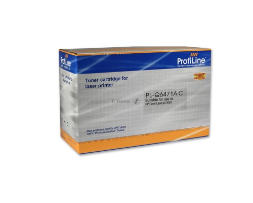 Картридж PL-Q6471A/711 для принтеров HP CLJ CP3505/3600/3600N/3600DN,3800/3800N/3800DN/3800DTN/Canon LBP5300/LBP5360 Cyan 4000 копий ProfiLine
