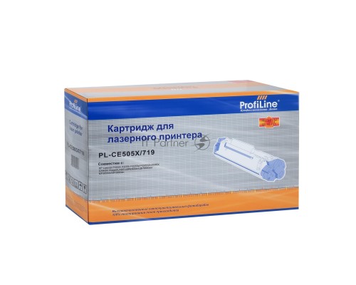 Картридж PL-CE505X/719 для принтеров HP LJ P2050/P2055/P2055D/P2055DN/Canon LBP 6300dn/6650dn/MF5840dn/5880dn/MF5940 6500 копий ProfiLine