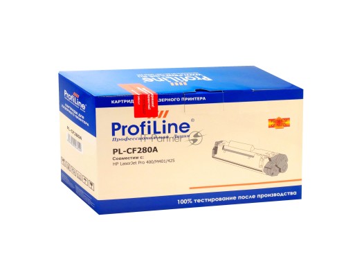 Картридж PL-CF280A для принтеров HP LaserJet Pro 400/M401/425 2700 копий ProfiLine