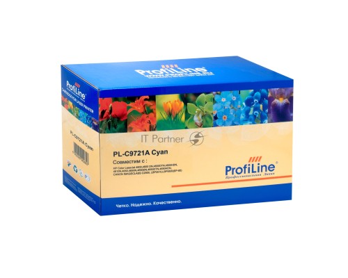 Картридж PL-C9721A для принтеров HP LJ 4600/4600n/4600dn/4600dtn/4600hdn/4650/4650n/4650dn/4650dtn/4650hdn/Canon ImageClass C2500/LBP2510/5500 Cyan 8000 копий ProfiLine