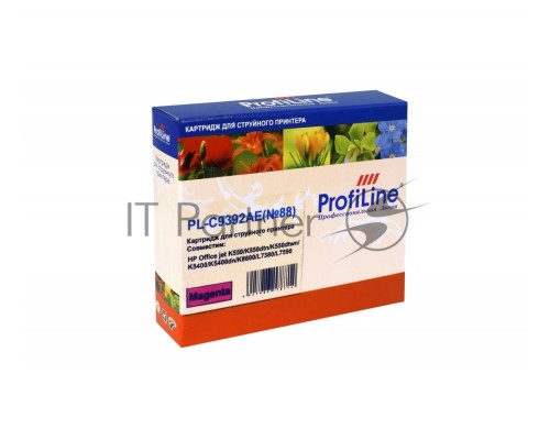 Картридж PL-C9392AE №88 для принтеров HP Office jet HP Office jet K550/K550 dtn/K550dtwn/K5400/K5400dn/K8600/L7380/L7590 Magenta водные ProfiLine