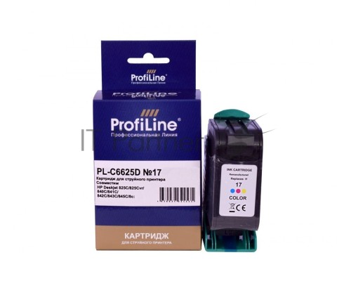 Картридж PL-C6625D №17 для принтеров HP Deskjet 825C/825Cvr/840C/841C/842C/843C/845C/845Cvr Color водн ProfiLine