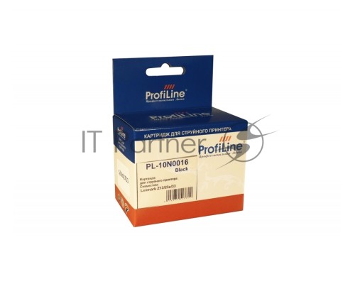 Картридж PL-10N0016 для принтеров Lexmark Z13/23e/33 Black водн ProfiLine