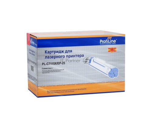 Картридж PL-C7115X/EP-25 для принтеров HP LJ 1000/1005/1200/1220/3300/3320MFP/3330MFP/3380/Canon LBP-1210 3500 копий ProfiLine