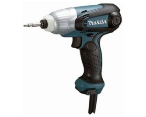 [Дрель, Шуруповерт] Makita TD0101 Шуруповерт ударный [TD0101] {230Вт,0-3200ум,6-ти гран 6.35,100Нм,0.99кг,кор,M4-M14,бита Philips}