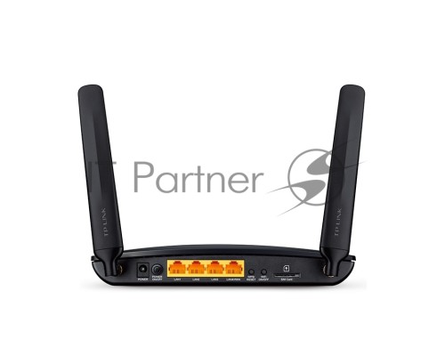 Маршрутизатор беспроводной TP-Link SOHO Archer MR200 (MR200) 10/100BASE-TX/4G черный