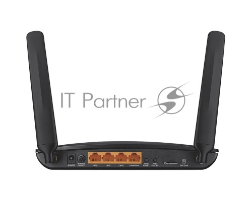 Маршрутизатор беспроводной TP-Link SOHO Archer MR200 (MR200) 10/100BASE-TX/4G черный