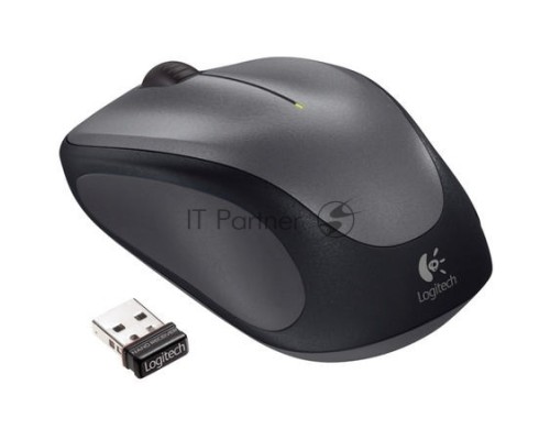 Мышь беспроводная Logitech M235 серый/черный, 1000 dpi, радиоканал, USB, кнопки - 3
