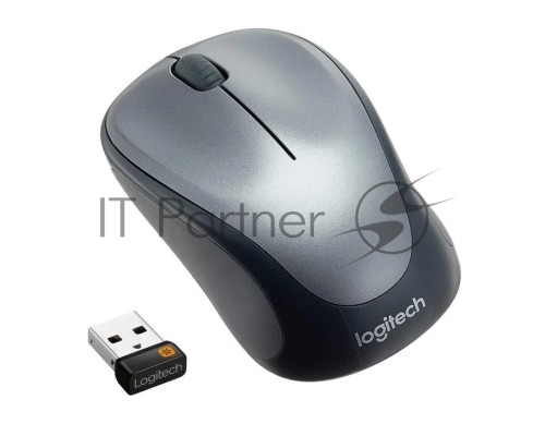 Мышь беспроводная Logitech M235 серый/черный, 1000 dpi, радиоканал, USB, кнопки - 3