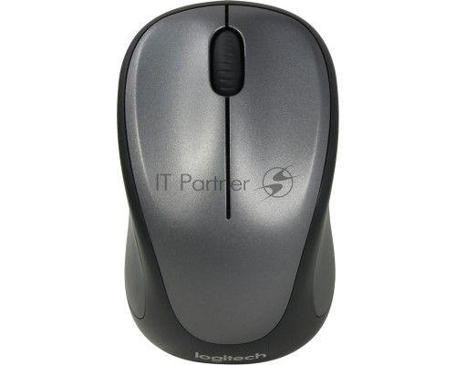 Мышь беспроводная Logitech M235 серый/черный, 1000 dpi, радиоканал, USB, кнопки - 3