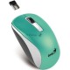 Мышь Genius NX-7010 Turquoise  Metallic style. 2.4Ghz wireless BlueEye mouse 1200 dpi powerful BlueEye AA x 1