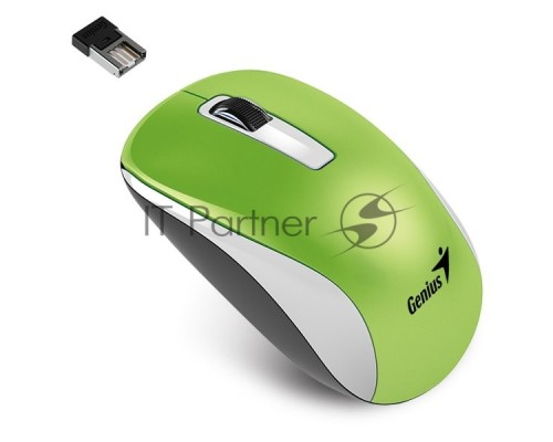Мышь Genius NX-7010 Turquoise  Metallic style. 2.4Ghz wireless BlueEye mouse 1200 dpi powerful BlueEye AA x 1