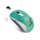 Мышь Genius NX-7010 Turquoise  Metallic style. 2.4Ghz wireless BlueEye mouse 1200 dpi powerful BlueEye AA x 1