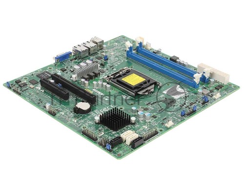 Материнская плата SupermicroMBD-X10SLL-SF-O uATX, LGA1150, Intel®C222, 2xDDR3, 6xSATA, 2xGbE, IPMI, VGA