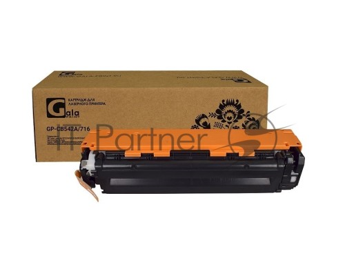 Картридж GalaPrint GP-CB542A/716 жёлтый (1400 стр) для HP Color LaserJet CP1210/CP1215/CP1510/CP1518/CM1300/1312 Canon Color Shot LBP 5050/5970/5975, MF-8030/8040/8050