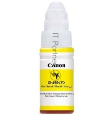 Чернила Canon GI-490Y 0666C001 желтый для Canon Pixma G1400/2400/3400 (70мл)