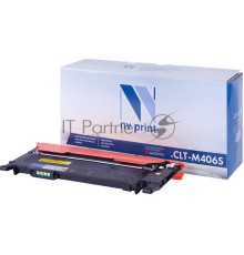 Картридж NV Print совместимый Samsung CLT-M406S Magenta для CLP-360/365/368/CLX-3300/3305 (1000k)