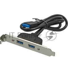 Адаптер USB Bracket Noname 2xUSB3.0 Bulk