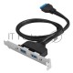 Адаптер USB Bracket Noname 2xUSB3.0 Bulk