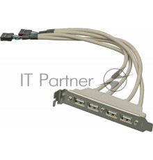 Контроллер Noname USB Bracket 4xUSB2.0 Bulk