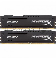 Модуль памяти DIMM DDR3L (1866) 8Gb Kingston HyperX Fury HX318LC11FBK2/8, CL11, 1.35V, черный радиатор, комплект 2 шт. по 4Gb, RTL