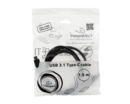 Кабель Cablexpert CCP-USB3.1-CMCM-5 Кабель USB3.1TypeC/USB3.1TypeC, 1.5м, 