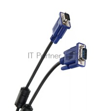 Кабель соединительный SVGA (15M/M) 3m 2 фильтра TV-COM <QCG120H-3M>