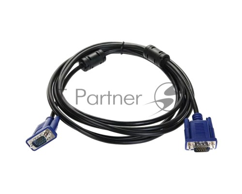 Кабель соединительный SVGA (15M/M) 3m 2 фильтра TV-COM <QCG120H-3M>