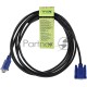 Кабель соединительный SVGA (15M/M) 3m 2 фильтра TV-COM <QCG120H-3M>
