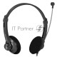 Гарнитура Defender Aura 104 черный (кабель 1.8м)