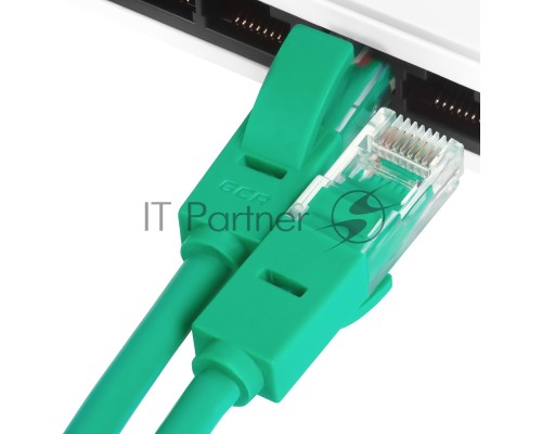 Патч-корд Greenconnect Патч-корд UTP прямой 3 m AWG24 кат.5е, RJ45, медь, литой (Зеленый), пластик пакет (GCR-LNC05-3.0m) Патч-корд Greenconnect Патч-корд UTP прямой 3 m AWG24 кат.5е, RJ45, медь, литой (Зеленый), пластик пакет (GCR-LNC05-3.0m)