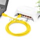 Патч-корд Greenconnect Патч-корд UTP прямой ethernet 0.5m кат.5е, RJ45, литой (Желтый) (GCR-LNC02-0.5m)