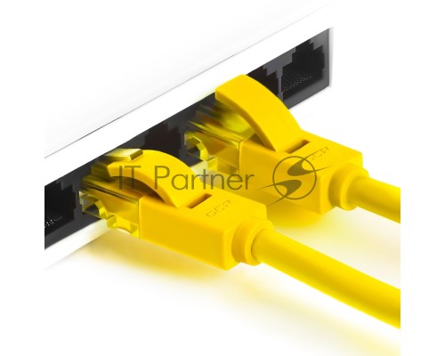 Патч-корд Greenconnect Патч-корд UTP прямой ethernet 0.5m кат.5е, RJ45, литой (Желтый) (GCR-LNC02-0.5m) Патч-корд Greenconnect Патч-корд UTP прямой ethernet 0.5m кат.5е, RJ45, литой (Желтый) (GCR-LNC02-0.5m)