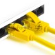 Патч-корд Greenconnect Патч-корд UTP прямой ethernet 0.5m кат.5е, RJ45, литой (Желтый) (GCR-LNC02-0.5m)