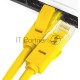 Патч-корд Greenconnect Патч-корд UTP прямой ethernet 0.5m кат.5е, RJ45, литой (Желтый) (GCR-LNC02-0.5m)