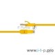Патч-корд Greenconnect Патч-корд UTP прямой ethernet 0.5m кат.5е, RJ45, литой (Желтый) (GCR-LNC02-0.5m)