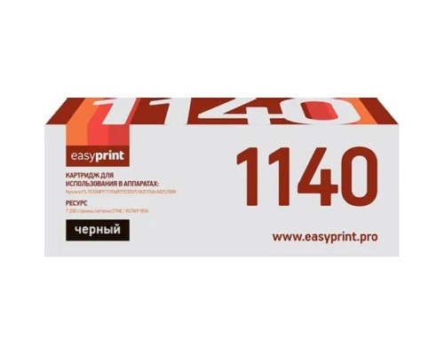 [Расходные материалы] EasyPrint TK-1140 Тонер-картридж (LK-1140) для Kyocera FS-1035MFP/1135MFP (7200 стр.) с чипом