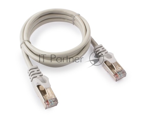 Патч-корд FTP Cablexpert кат.5e, 1м, литой, многожильный (серый) Патч-корд FTP Cablexpert кат.5e, 1м, литой, многожильный (серый)