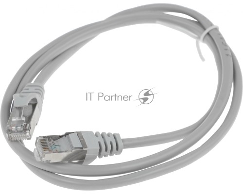 Патч-корд FTP Cablexpert кат.5e, 1м, литой, многожильный (серый) Патч-корд FTP Cablexpert кат.5e, 1м, литой, многожильный (серый)