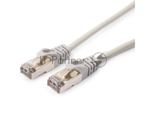 Патч-корд FTP Cablexpert кат.5e, 1м, литой, многожильный (серый) Патч-корд FTP Cablexpert кат.5e, 1м, литой, многожильный (серый)