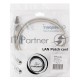 Патч-корд FTP Cablexpert кат.5e, 1м, литой, многожильный (серый)